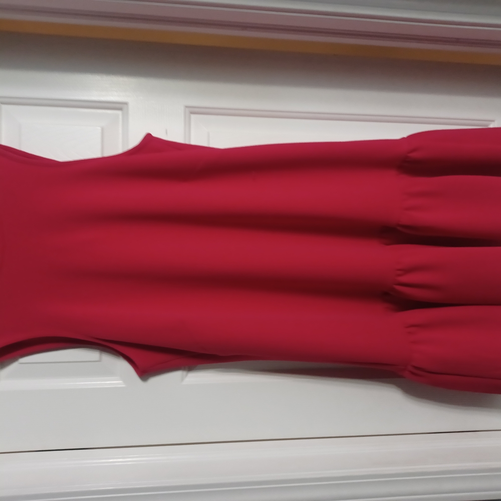 Elegant Red Sleeveless Dress